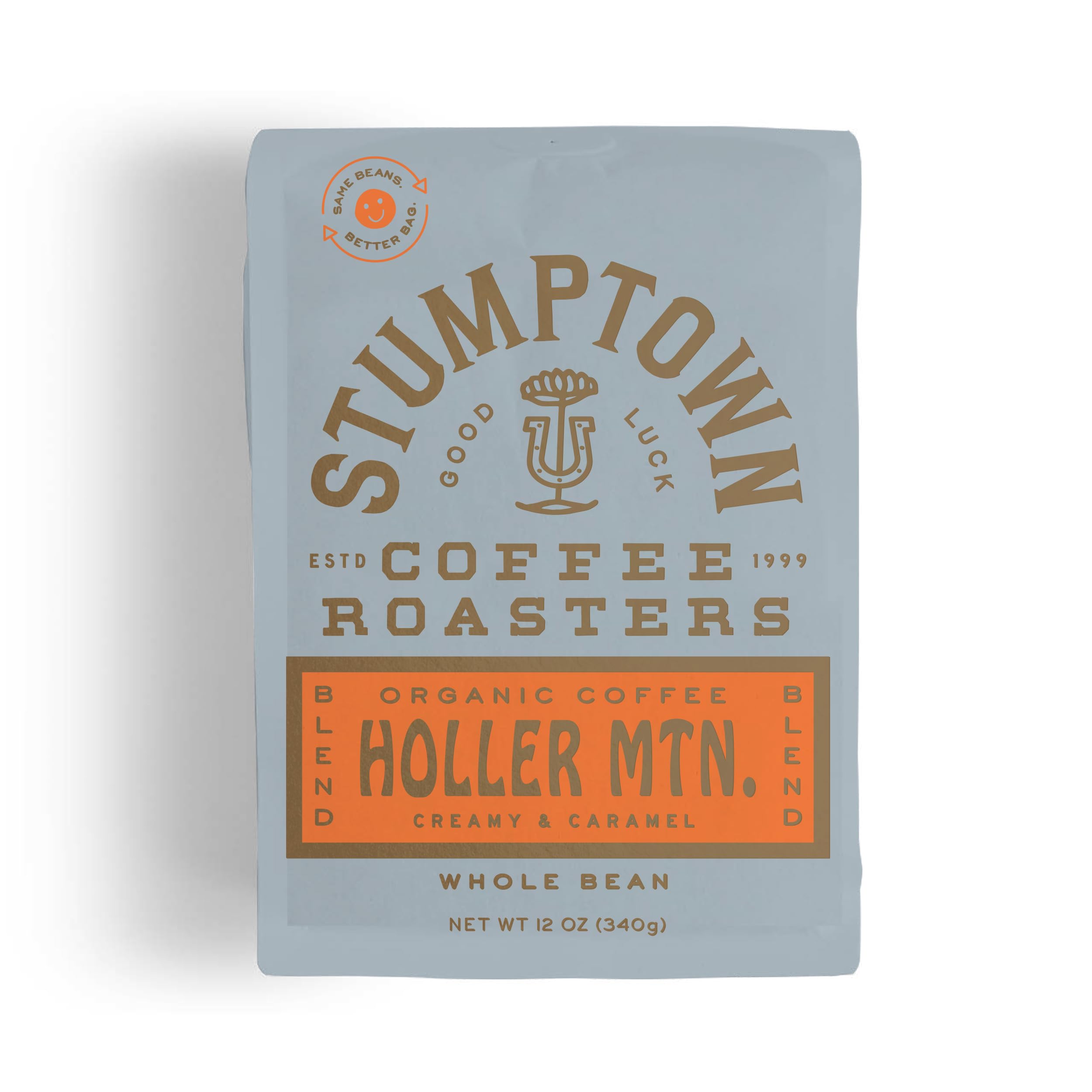Stumptown Coffee Roasters, Medium Roast Organic Whole Bean Coffee - Holler Mountain 12 Ounce Bag with Flavor Notes of Citrus Zest, Caramel and HazelnutUSDA Organic