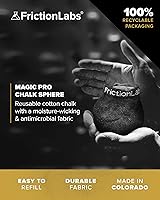 Vista 2 de Friction Labs Gym Chalk – Magic Ball, PRO Ball (Chalk Bag Sock) Non-Toxic Climbing Chalk for Bouldering, Gymnastics & More