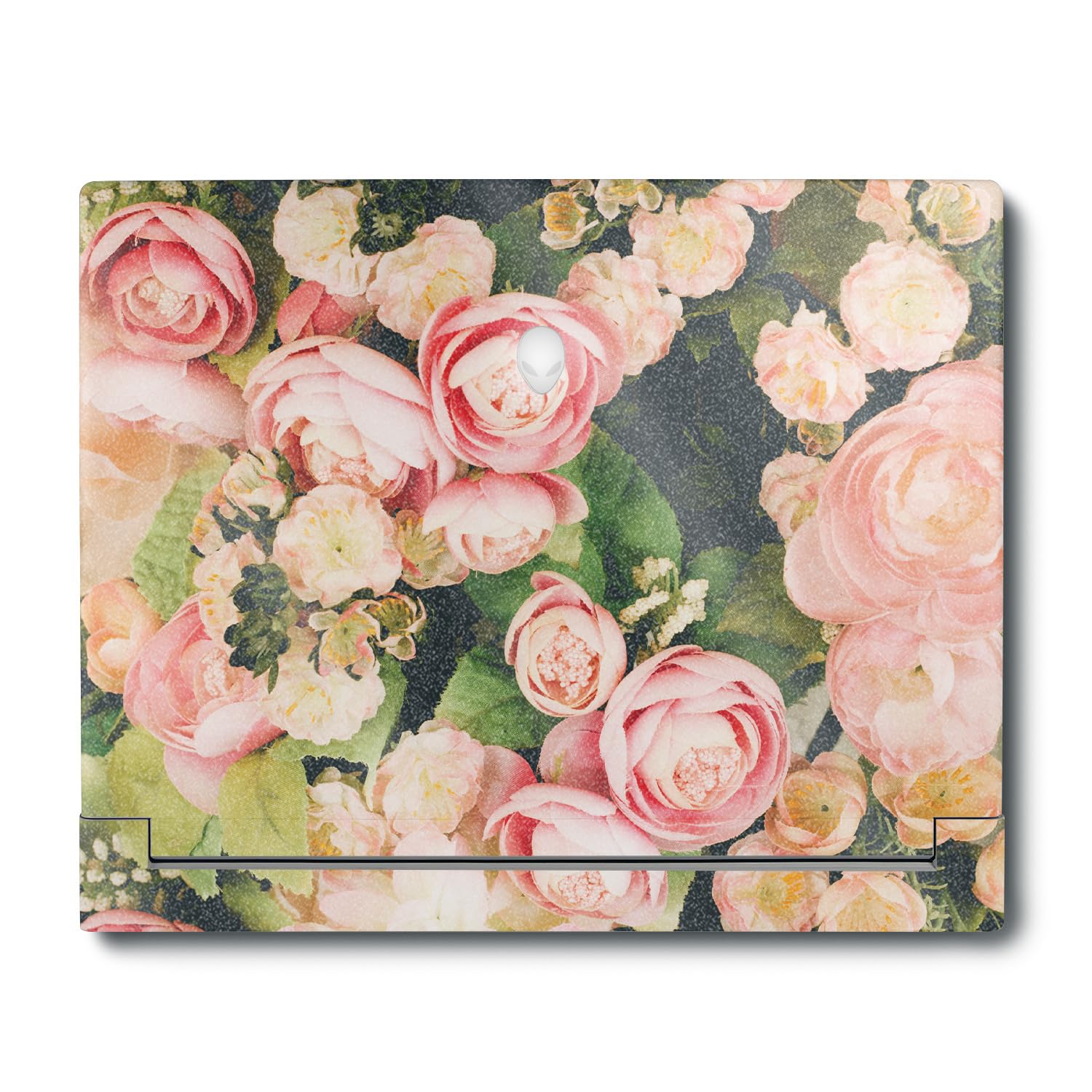 MightySkins Glossy Glitter Skin Compatible with Alienware X16 R1 (2023) Full Wrap Kit - Faded Roses | Protective, Durable High-Gloss Glitter Finish | Easy to Apply &amp; Change Styles | Made in The USA