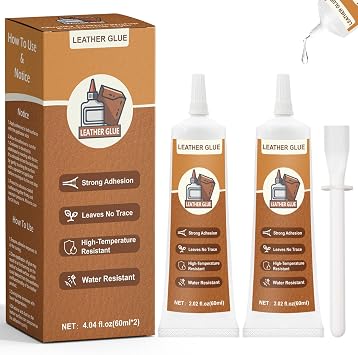 120ML Clear Leather Glue Adhesive, Leather Repair, Multi-purpose, Dries Clear, Transparent, Water Resistant