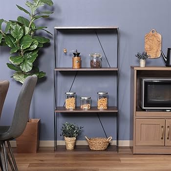 Amazon.co.jp: 不二貿易 オープンラック ワイヤーラック 幅61