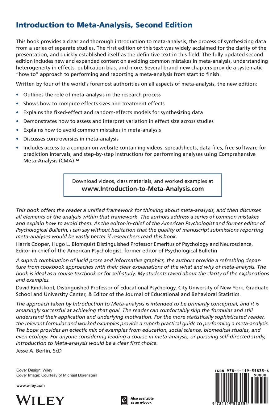 Introduction to Meta-Analysis