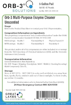Multi-Purpose Enzyme Cleaner by Orb-3