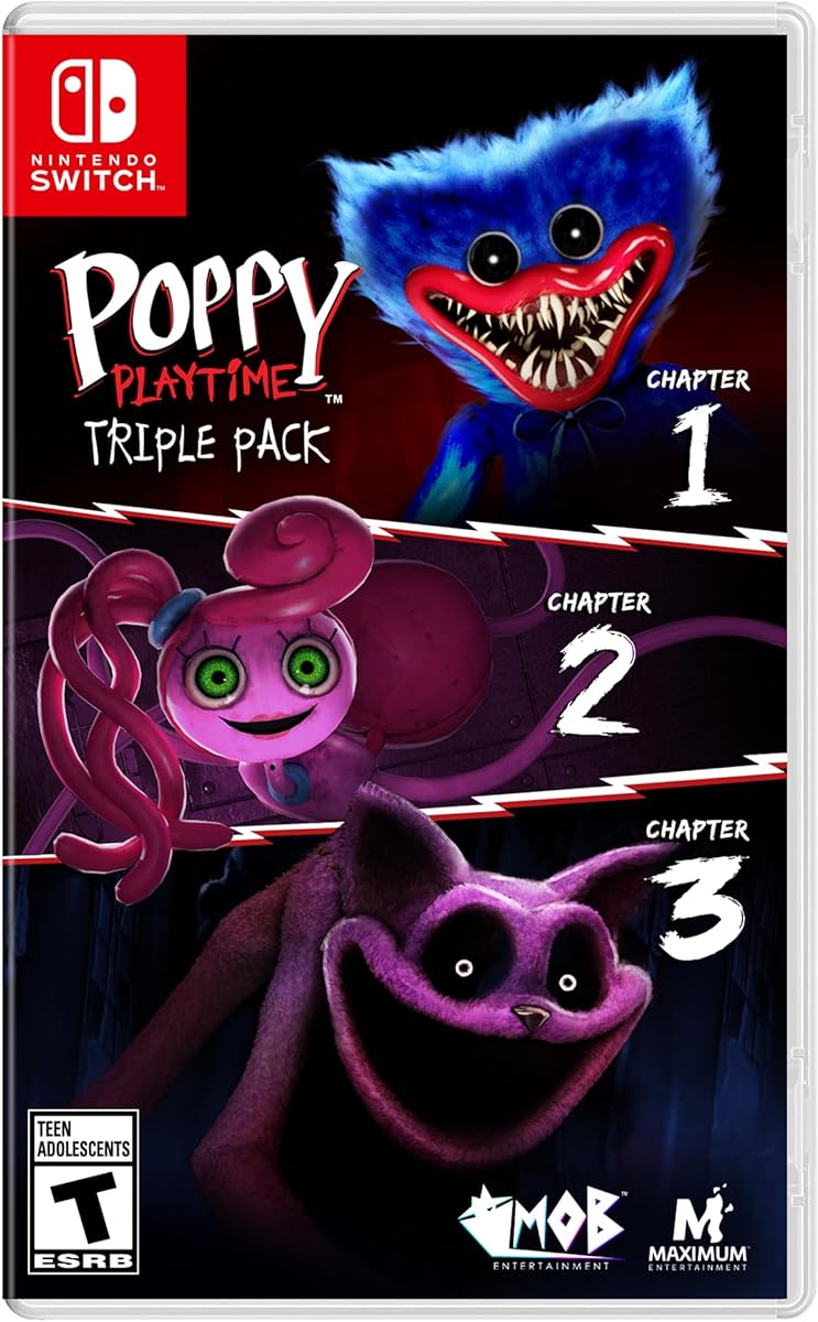 Poppy Playtime Triple Pack Nintendo Switch : Maximum Gaming: Everything Else