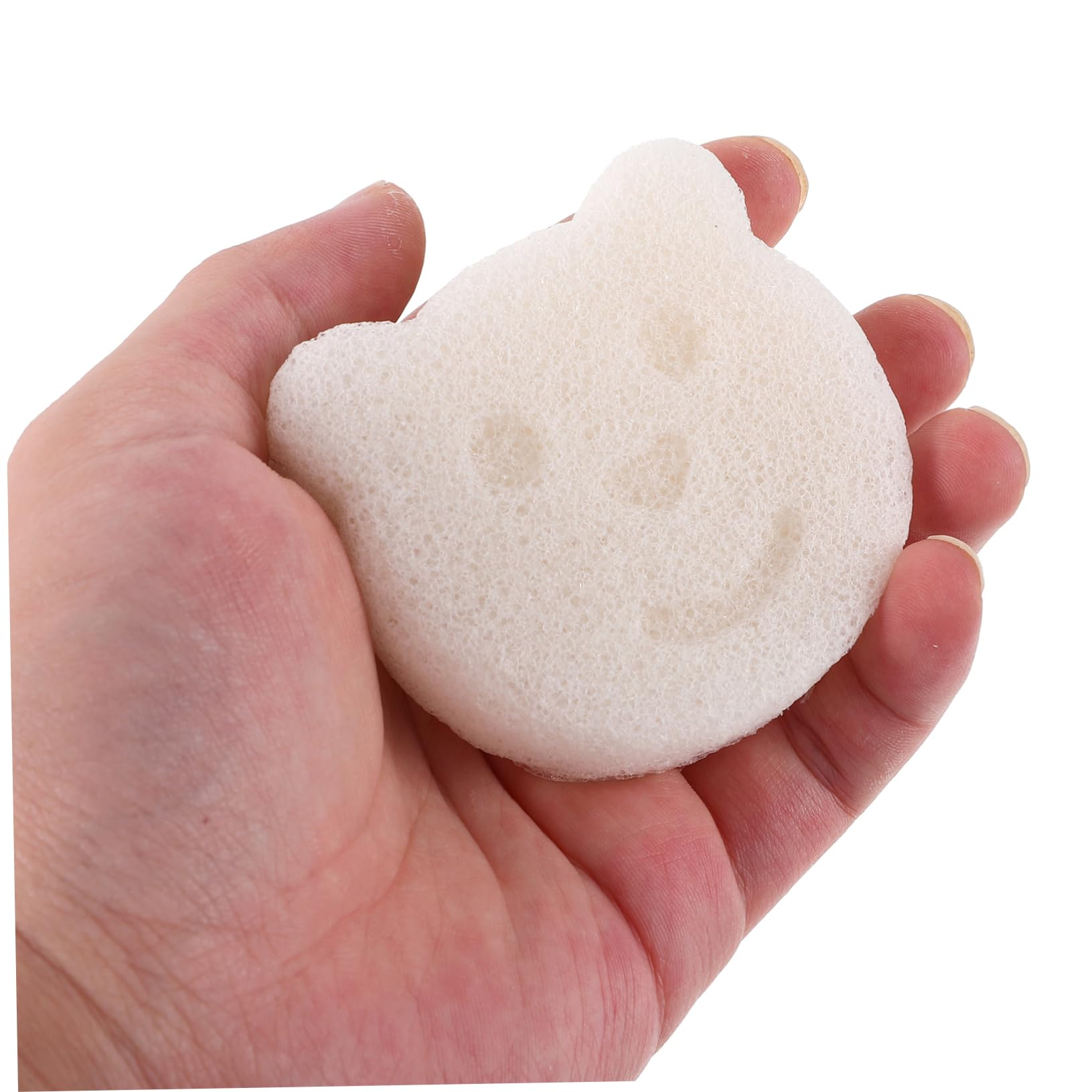 FRCOLOR 5 Sätze Reiniger Blase Geschirrspülen Puff Entferner Bathsponge Badezimmermatte Peelingschwamm Für Das Gesicht Reinigungsschwämme Für Das Gesicht Glucomannan-faser Weiß 3 Stück * 5