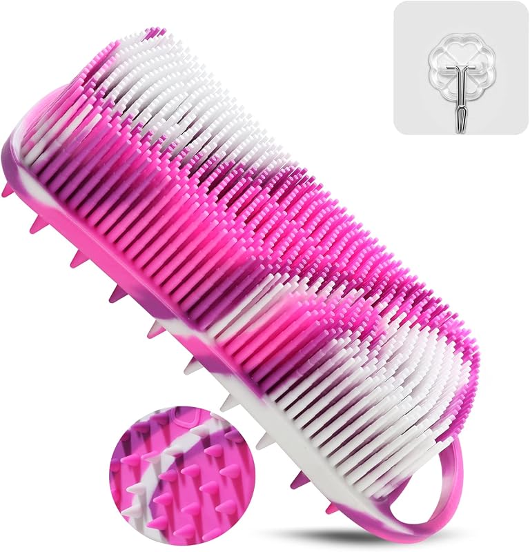 Escova de banho e corpo de silicone YEALIFE com cerdas de 22 mm, EF20220607SBS-MCZI