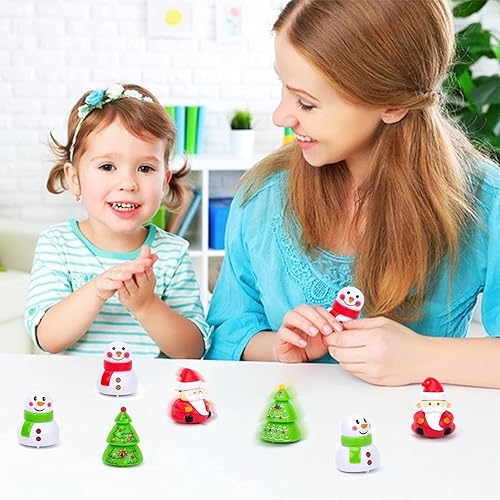 Miniatura 6 de 3 otters 20 piezas de juguetes de Navidad para calcetines de Navidad, mini autos de carreras para niños, bolsas de regalos de Navidad, regalos de