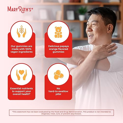 Vista 6 de Gomitas multivitamínicas para hombre con ingredientes orgánicos, vitaminas veganas para hombres Multivitamínicos diarios para hombres para apoyo