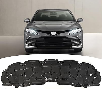 Front Engine Splash Guard Shield Fit for 2018-2022 Toyota Camry Black Under Cover Splash Guard for 5144106290 TO1228231