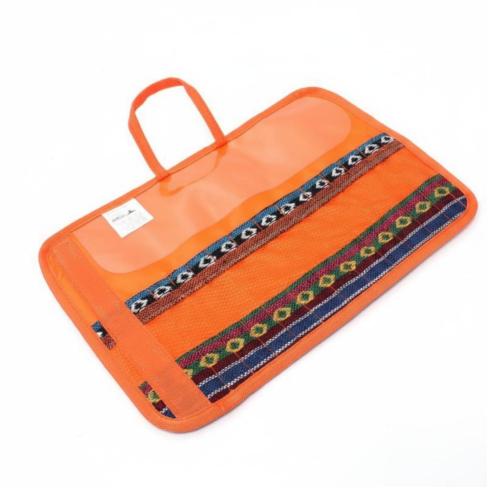 Portable Chopstick Case Ethnic Pattern Travel Utensil Pouch Lightweight Picnic Utensil Holder for Camping, Barbecue, Ethnic Style-image-35