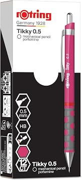 rotring TIKKY Mechanical Pencil, Raspberry Pink 0.5 mm