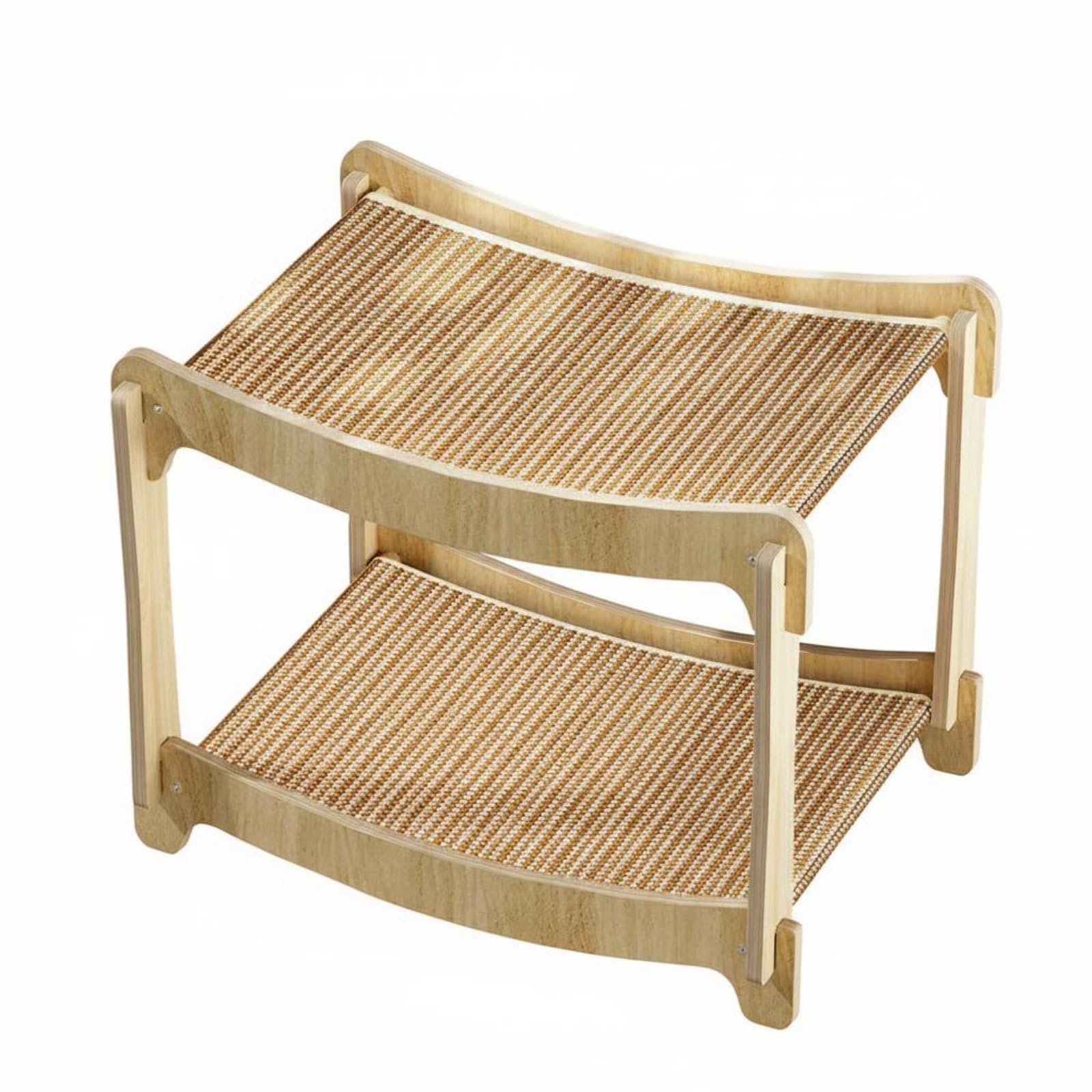 Tiragraffi con Palline Stabile Tiragraffi a 2 Piani Spazio Grande, S, Double Bed-sisal A