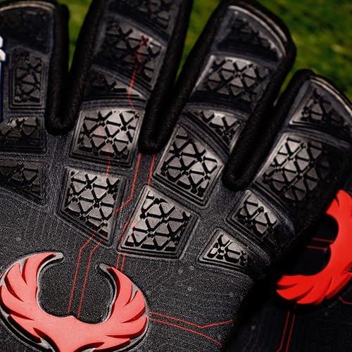 Miniatura 4 de Renegade GK Limited Edition Rogue - Guantes de portero de fútbol con microprotección (tallas 6-11, nivel 4+) Pro-Tek Fingersaves y agarre Giga de