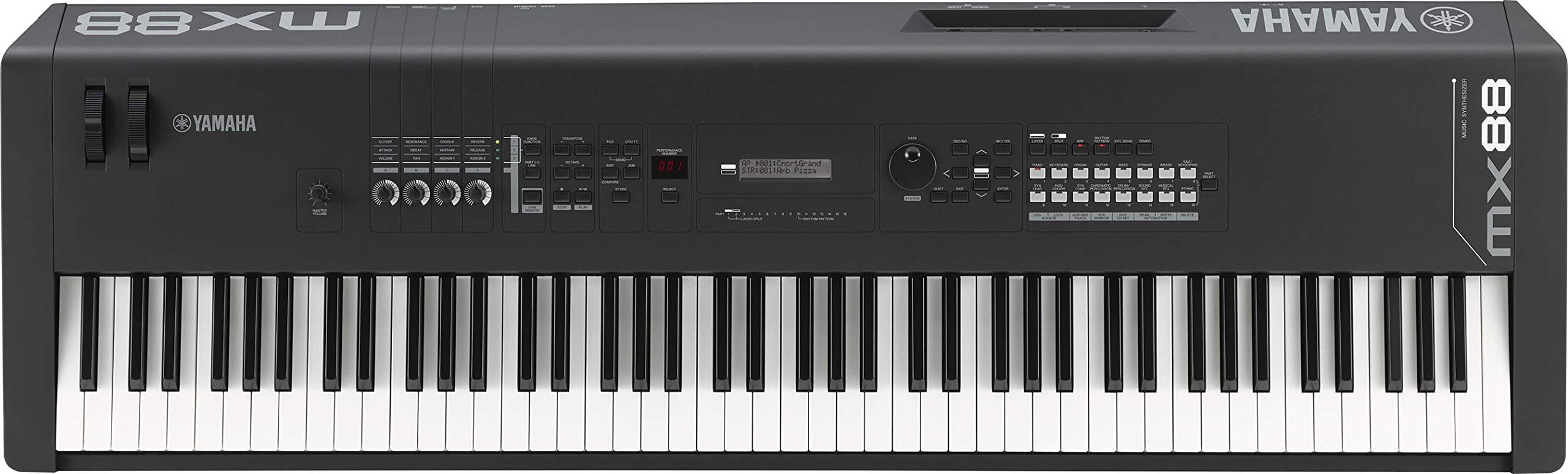 Yamaha MX88 Synthesizer With 88 Keys Black