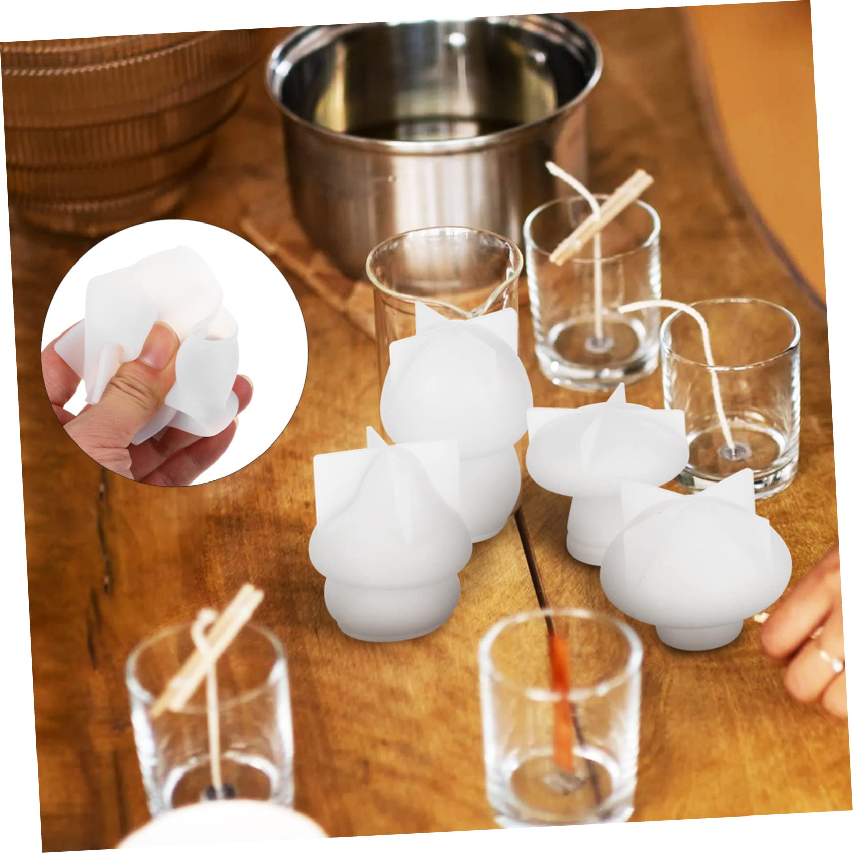 TEHAUX 10pezzi Stampi in Silicone Forma Di Fungo Di Stampi Per Decorazioni Fai Da Te in Resina Epossidica Per Casa