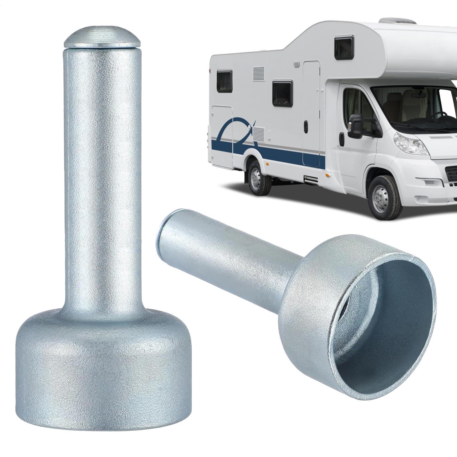 Trailer Hub Dust Cover Tool - 2 Piece Wheel Grease Installation Hammer Tap