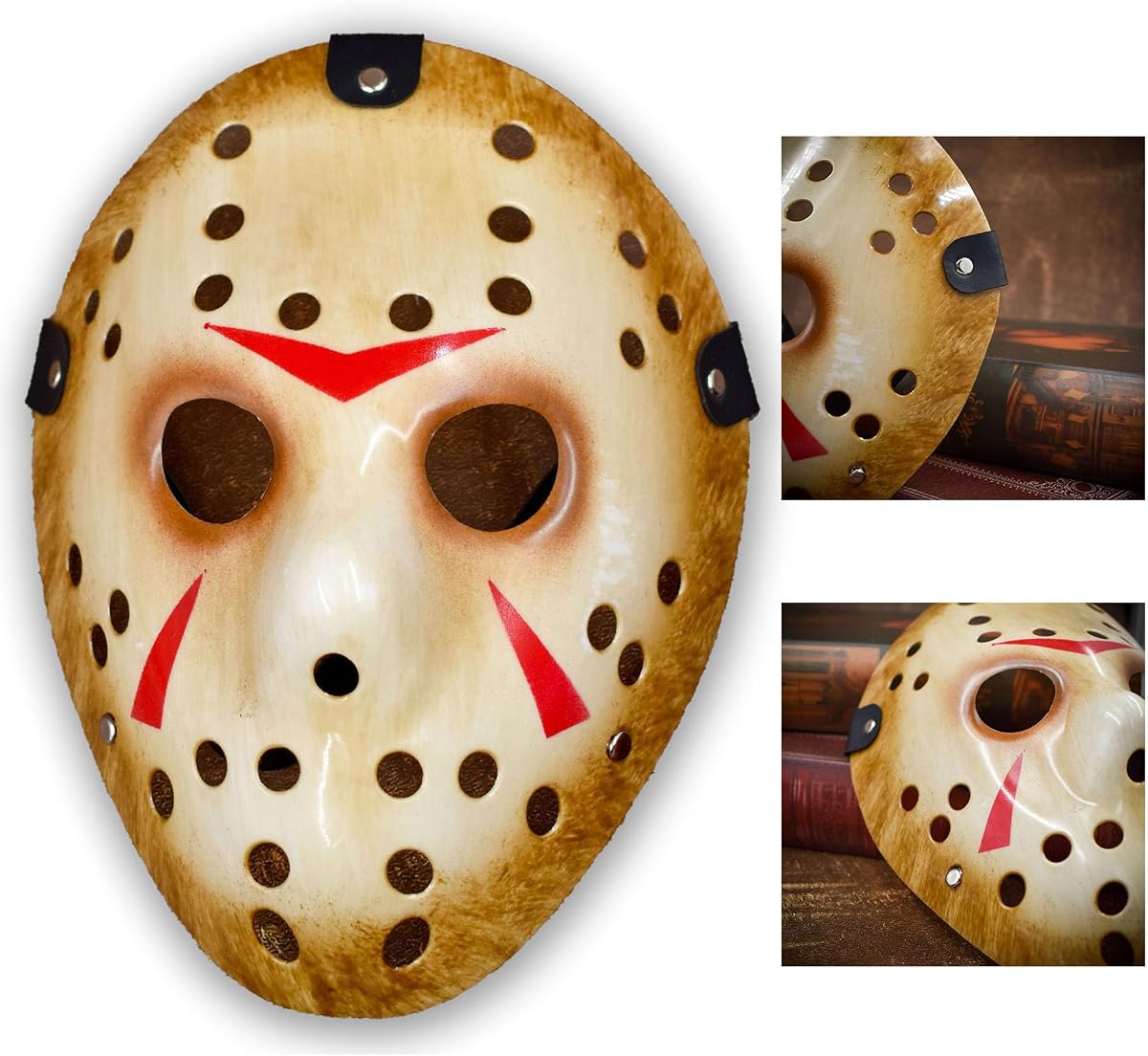 2026 Horror Hockey Mask ‌Killer‌ Face Adult Costume for Halloween Masquerade Party