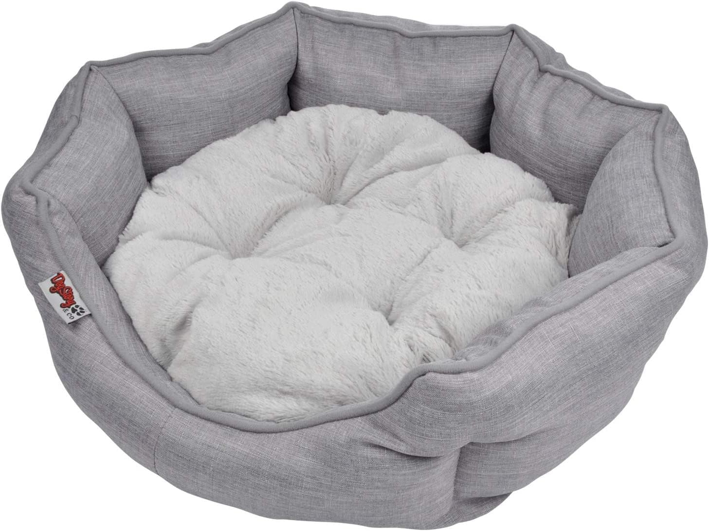 Cama Octagonal para Perro Grande 50 cm Ligera y Portátil