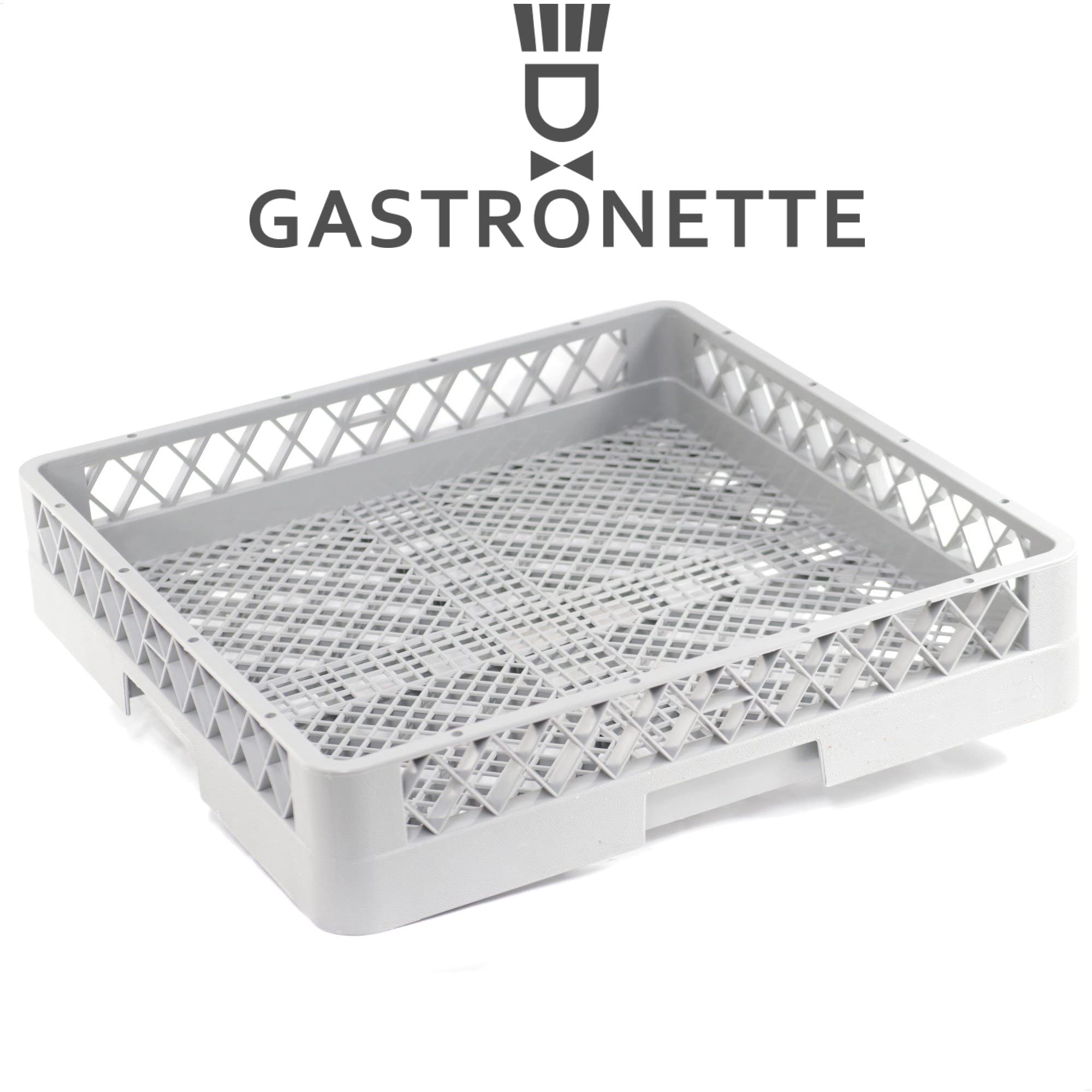 3 cestas para vasos, cubiertos, tazas, cesta fina, sin división, 50 x 50 cm, para cubiertos o lavavajillas, para lavavajillas comercial, para cubiertos y piezas pequeñas