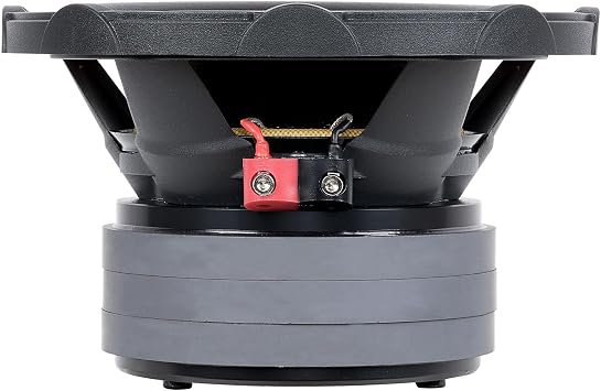 Audiopipe 8 Triple Stack Composite Cone Subwoofer (TXX-BDC3-8), Superior Performance, 500W Max Power, 2 BASV Dual Voice Coil, Aluminum Basket, Multi-Connect Terminals, Dual 4 Ohms
