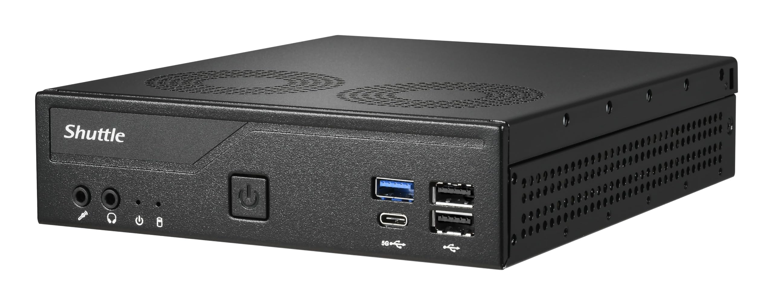 Shuttle XP? Slim DH610V2 1.35L Grand PC Mini PC Barebone Intel H610 LGA 1700 DDR5-SDRAM 120