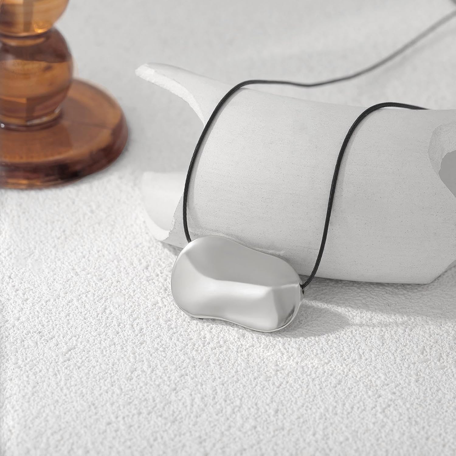 Frodete Statement Necklace for Women Chunky Gold Necklaces Long Pendant Necklace Boho Necklaces Gold Pendant Jewelry Cowboy Chic Style Cowgirl Outfit - Image 5