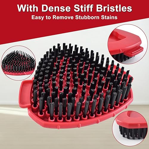 Miniatura 2 de Cabezal de fregona, cabezal de fregado compatible con el sistema O Cedar Easywring de 1 tanque, 2 piezas de cepillo de trapeador giratorio con 1