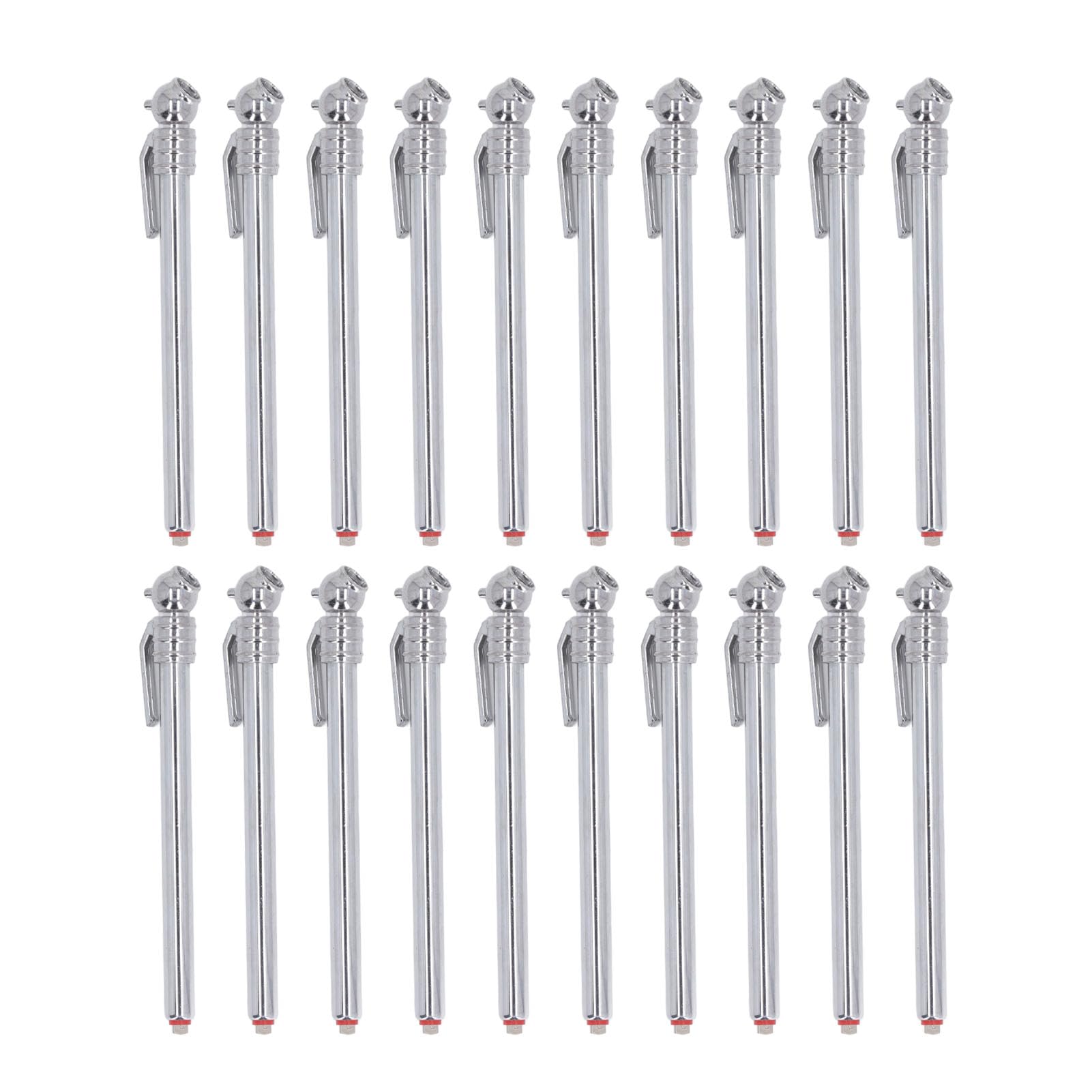 Respicefinem Title: 20Pcs Pencil Type Tire Pressure Portable Tool for Cars Trucks Motorcycles Bikes with Measurement Unit Ranging from to 7KG 10 to 100lb