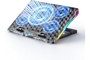 Ergonomic Laptop Cooling Stand with Fans for Improved Performance