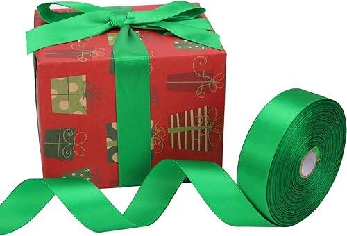 Miniatura 237 de Cinta de oro rosa de 1-1/2 pulgadas, para envolver regalos, 50 yardas, corona de fiesta de boda, costura, accesorios para el cabello, decoración