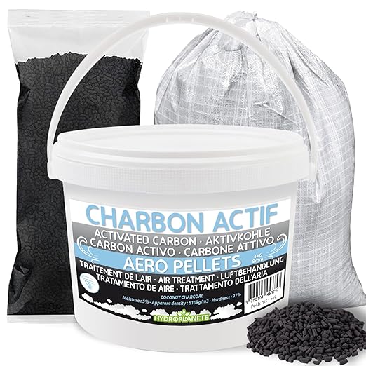 Carbón Activo Granulado de Alta Pureza para Filtración y Purificación en Bolsas y Cubos