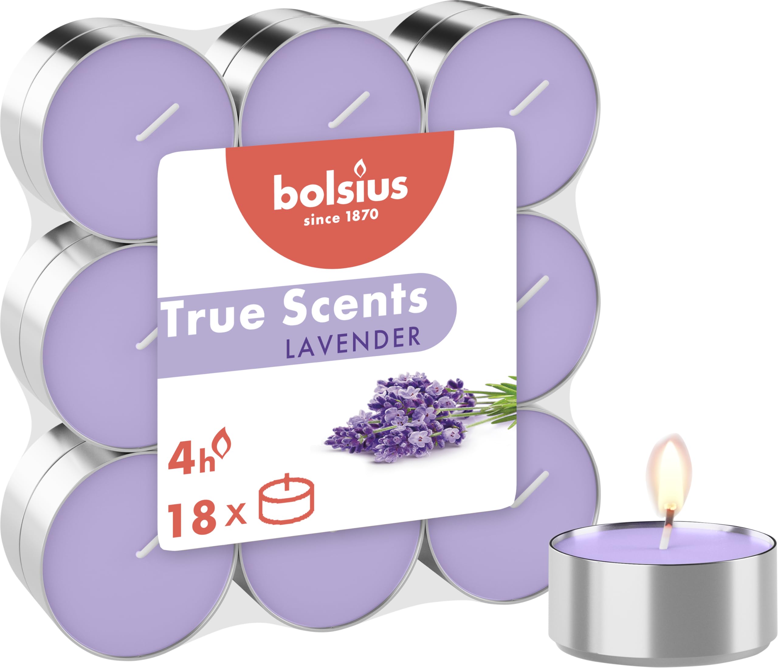 Bolsius 101926943477 Wachs, Violett, One Size