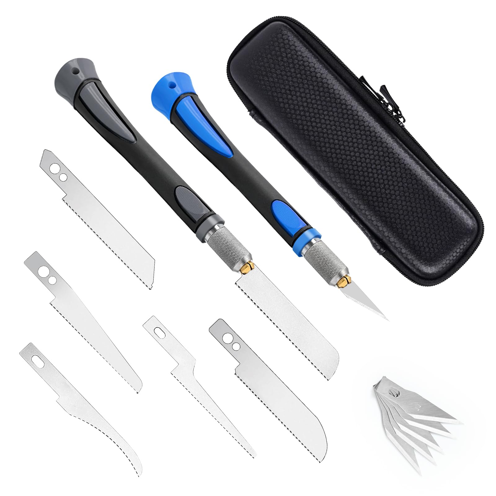 EHDIS Model Craft Hand Saw Kit Modelling Knife Hobby DIY Craft Razor Saw Hacksaw Tool Kit DIY Mini Razor Saw Kit for Handcrafted, DIY models and Other Fine Cutting