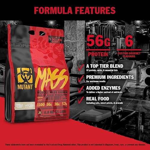 Miniatura 4 de Bono de tamaño y fuerza definitivo Mutant Mass Gainer para aumentar las libras deseadas 637058 1 1