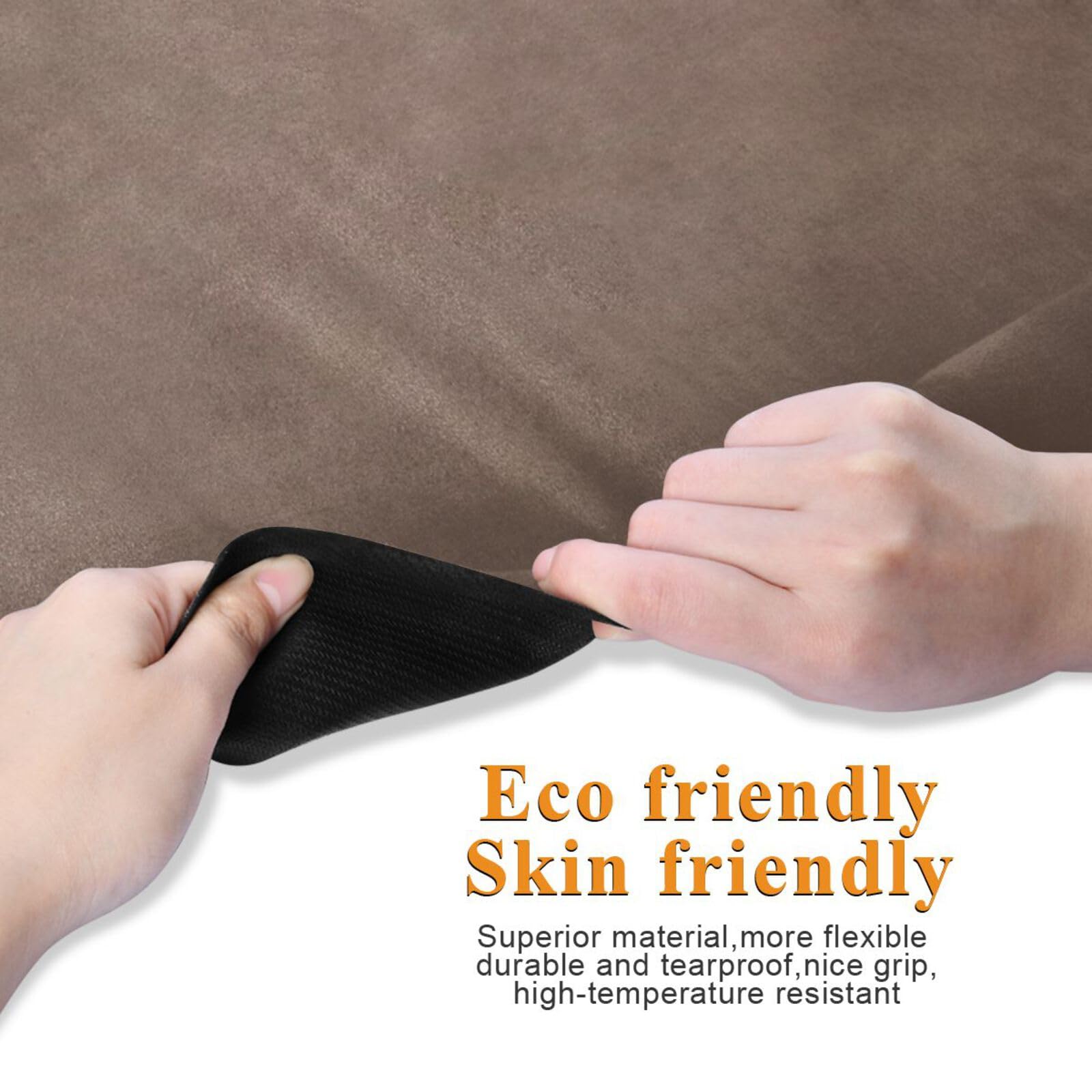 Kigai Brown Yoga Mat Non Slip Fitness Exercise Mat with Carrying Bag,Thick and Soft Breathable All-Purpose Fitness Mat for Yoga,Pilates & Floor Exercises