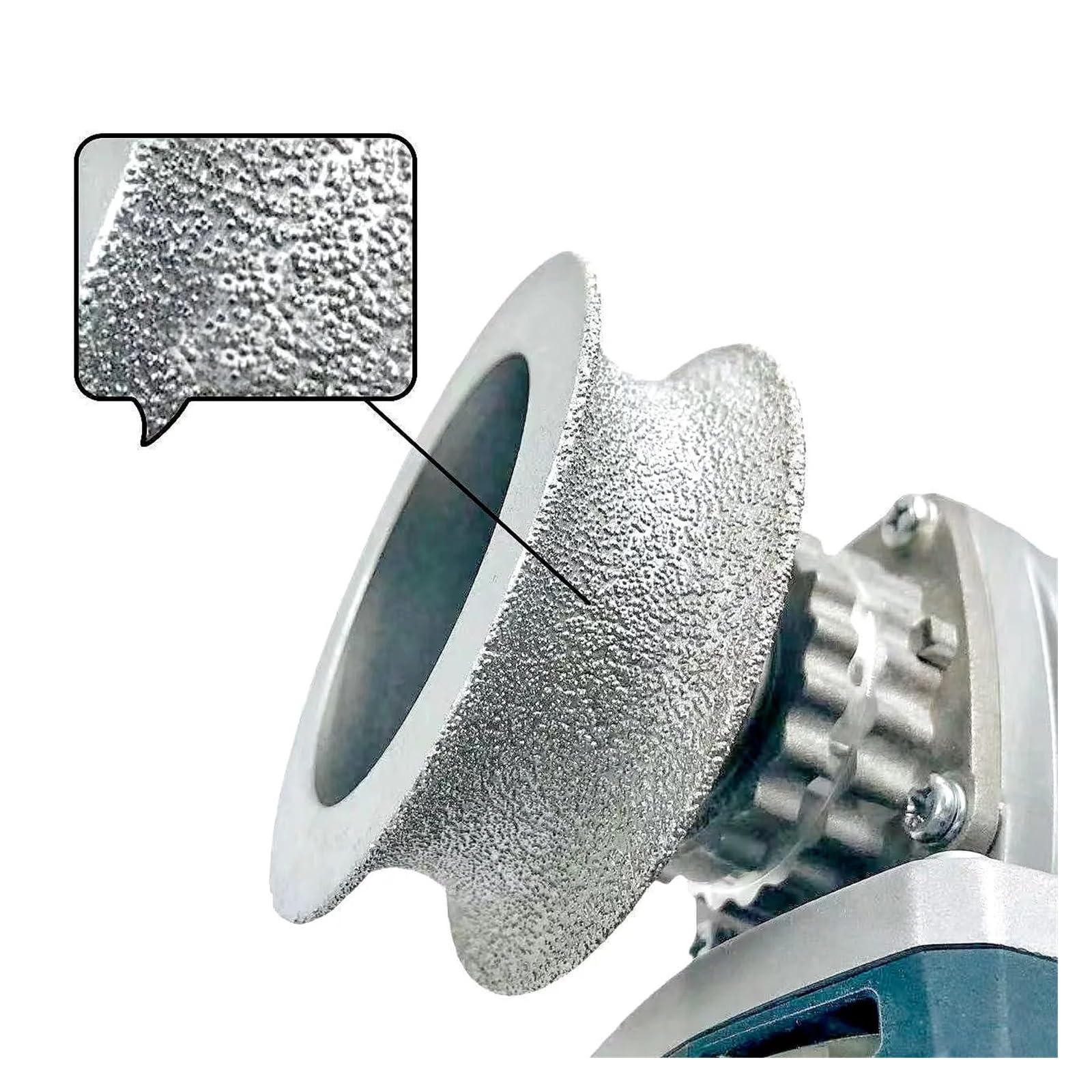Muela abrasiva de perfil borde diamante