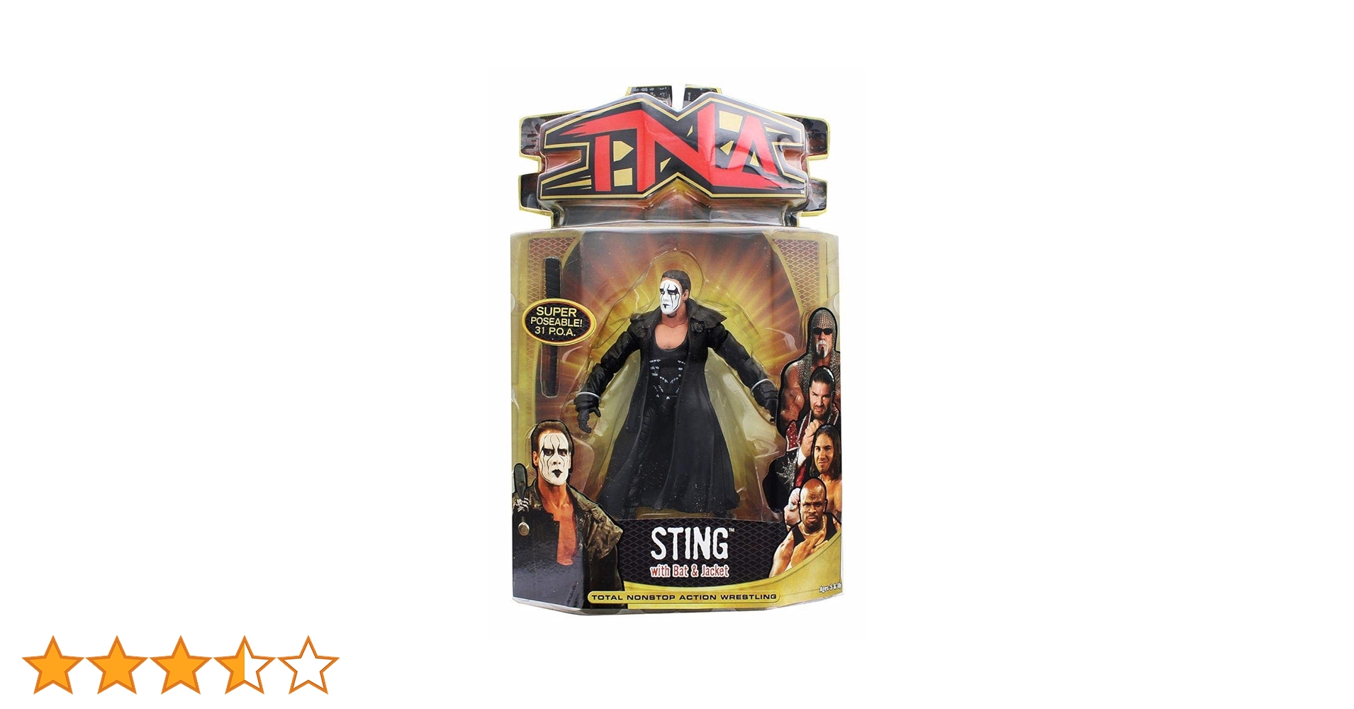 TNA Wrestling Series 7 Action Figure Sting : Amazon.com.au: Toys