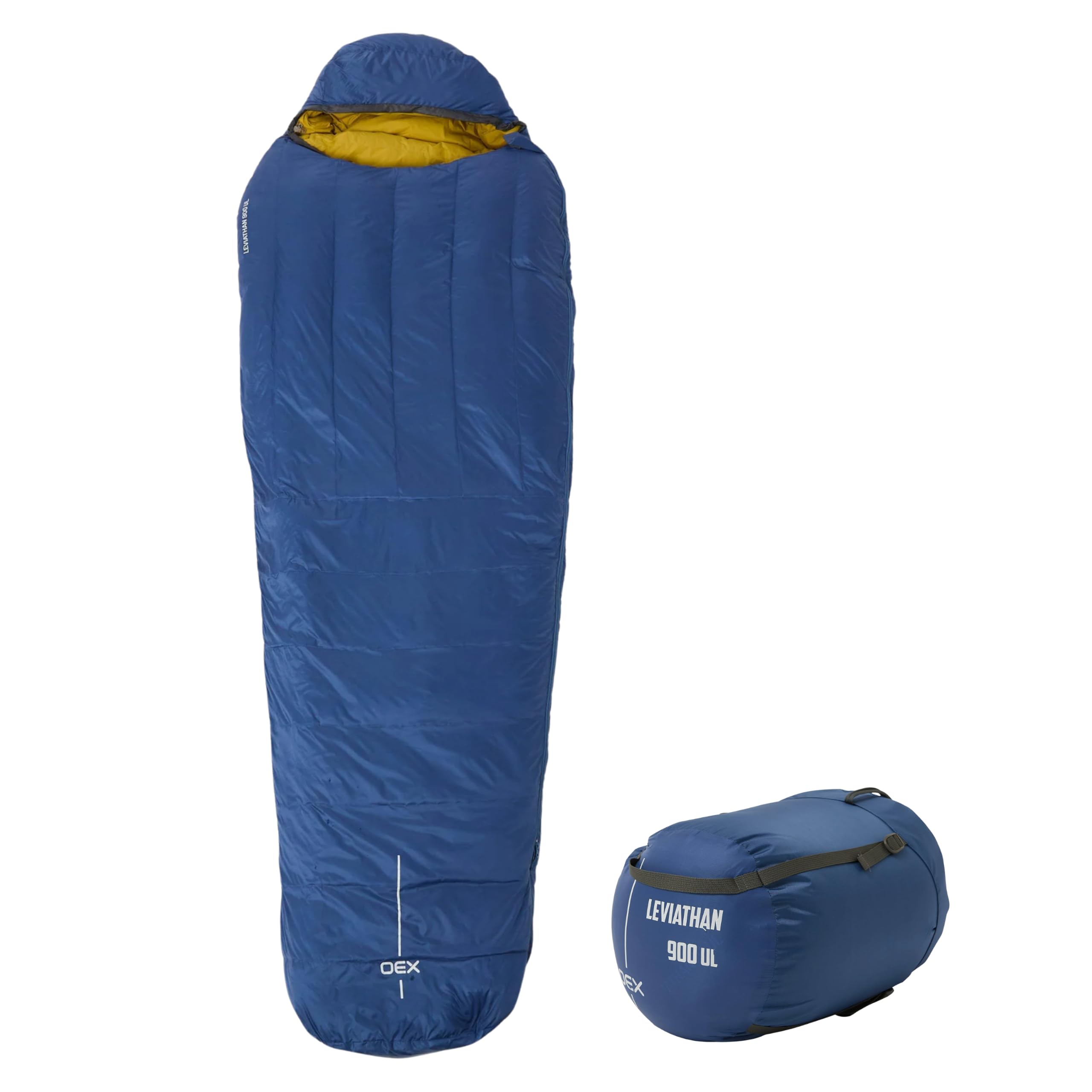 OEX Leviathan 900 Ultralight 4 Season Sleeping Bag with 650FP Duck Down