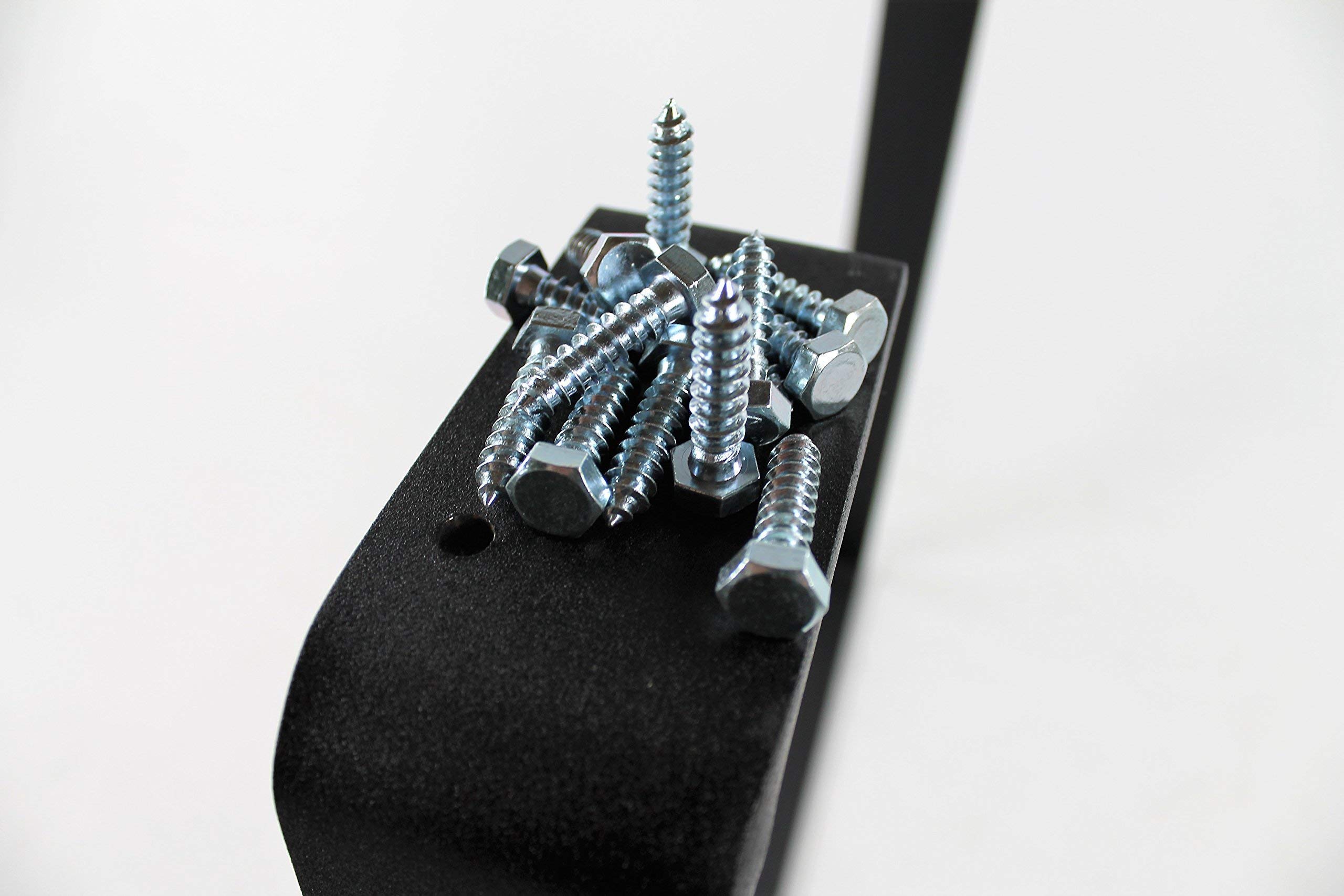 HD Wide Top Trapezoid Steel Bench Legs-Choose Your Height and Width