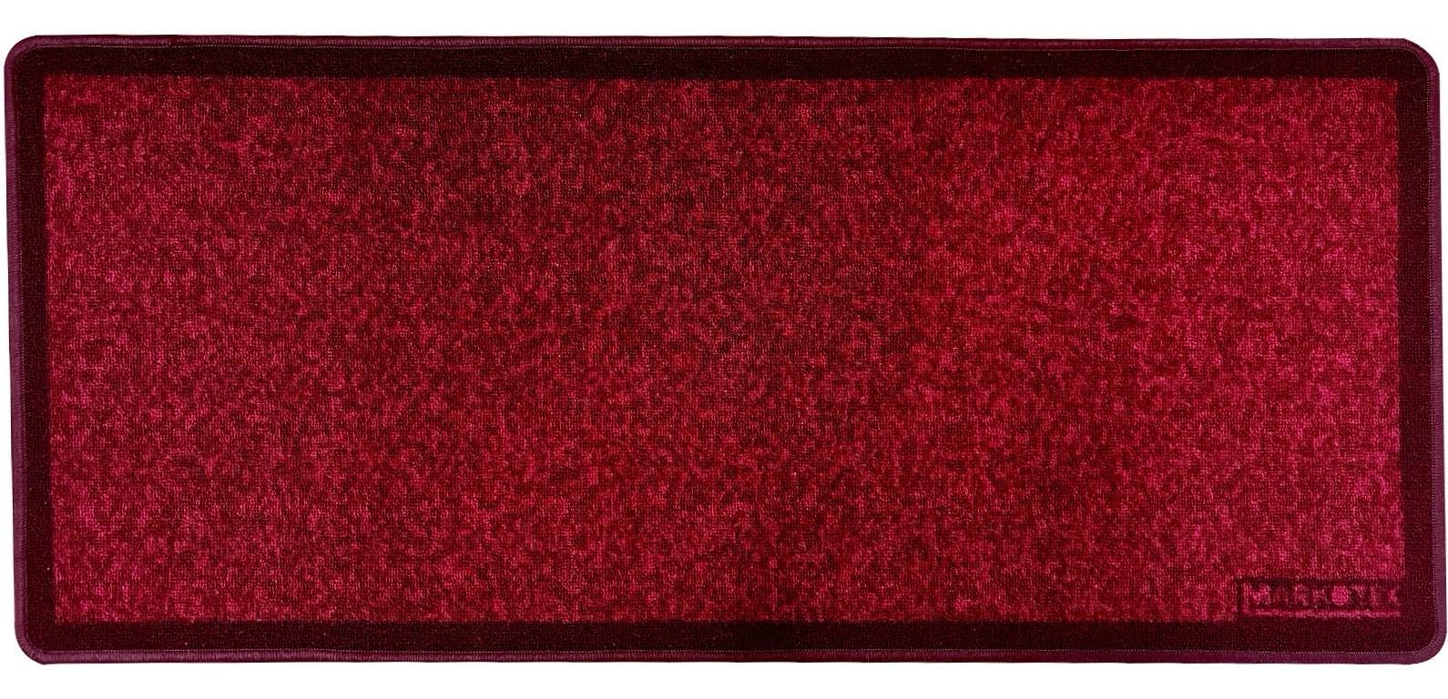 Tapis de cuisine antidérapant bordeaux 50x115 lavable