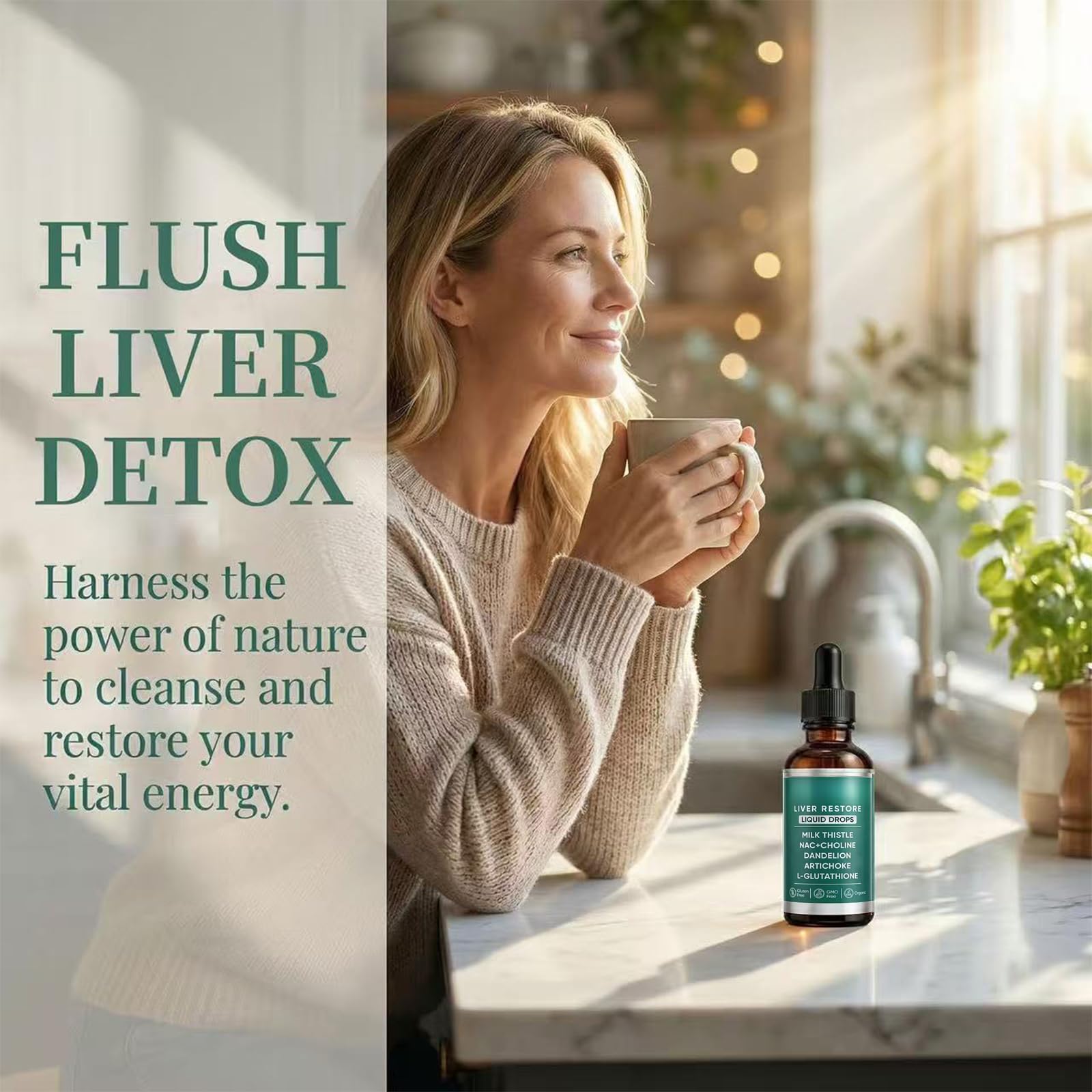 Liver Restore – Komplette Leber-Entgiftungsflüssigkeit Zur Leberreinigung Und Verdauungsgesundheit