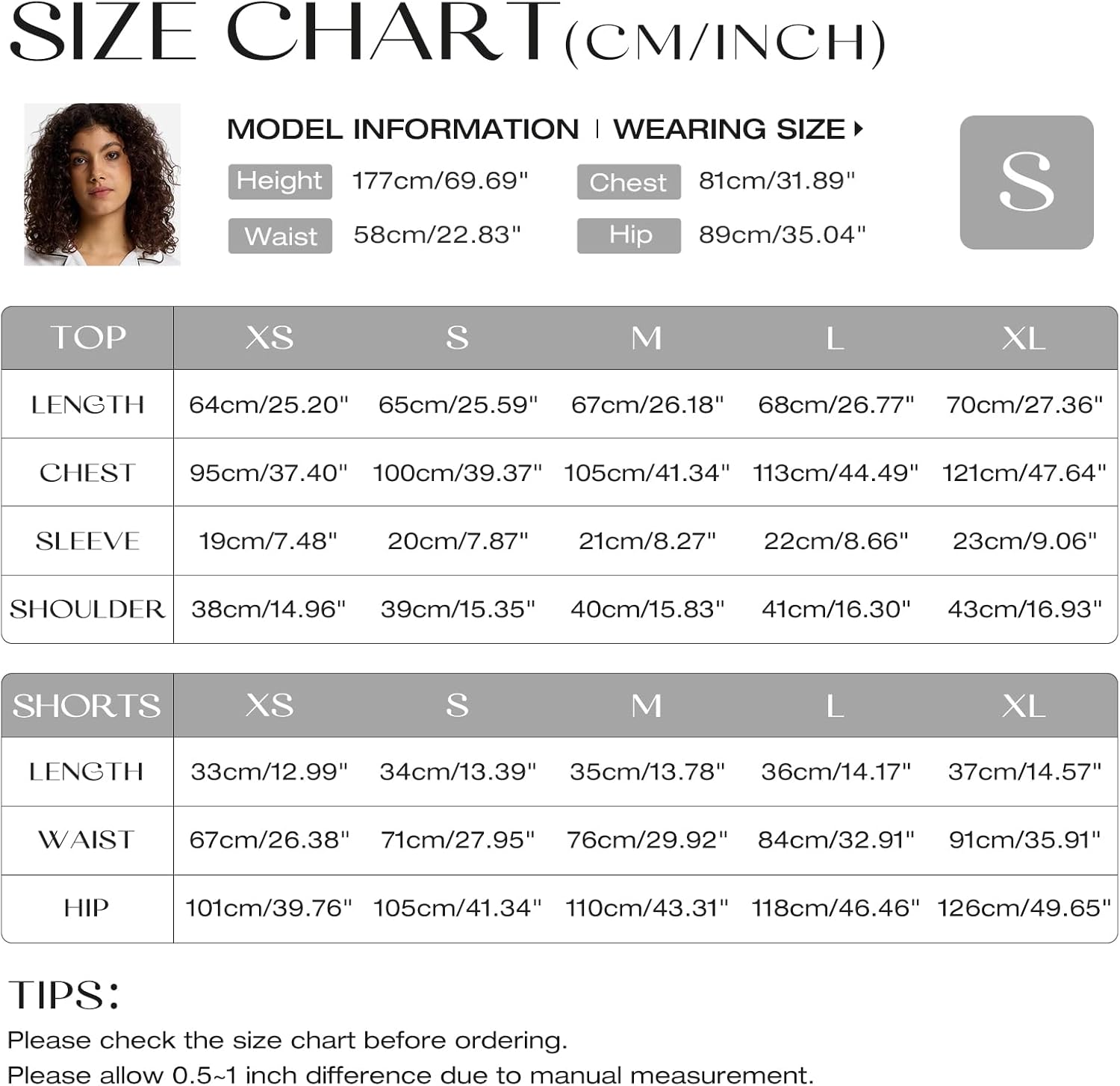 SIORO Button Down Pajamas Set for Women Short Sleeve Sleepwear Lightweight Waffle Knit Loungewear Shorts Set Nightwear - Image 6