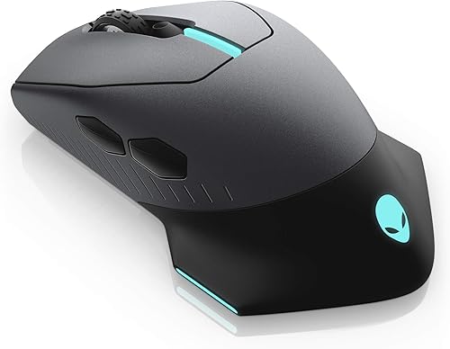 Miniatura 2 de Alienware WiredWireless Gaming Mouse AW610M 16000 DPI Optical Sensor - 350 Hour Rechargeable Battery Life - 7 Buttons - 3-ZONE Alienfx RGB Lighting