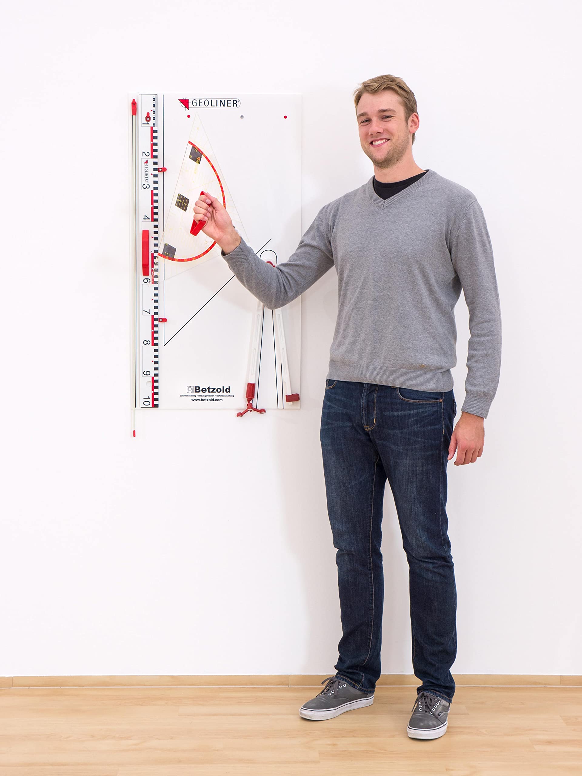 GEOLINER - Tafel-Zeichengeräte, Geräte-Platte, magnetische Ausführung