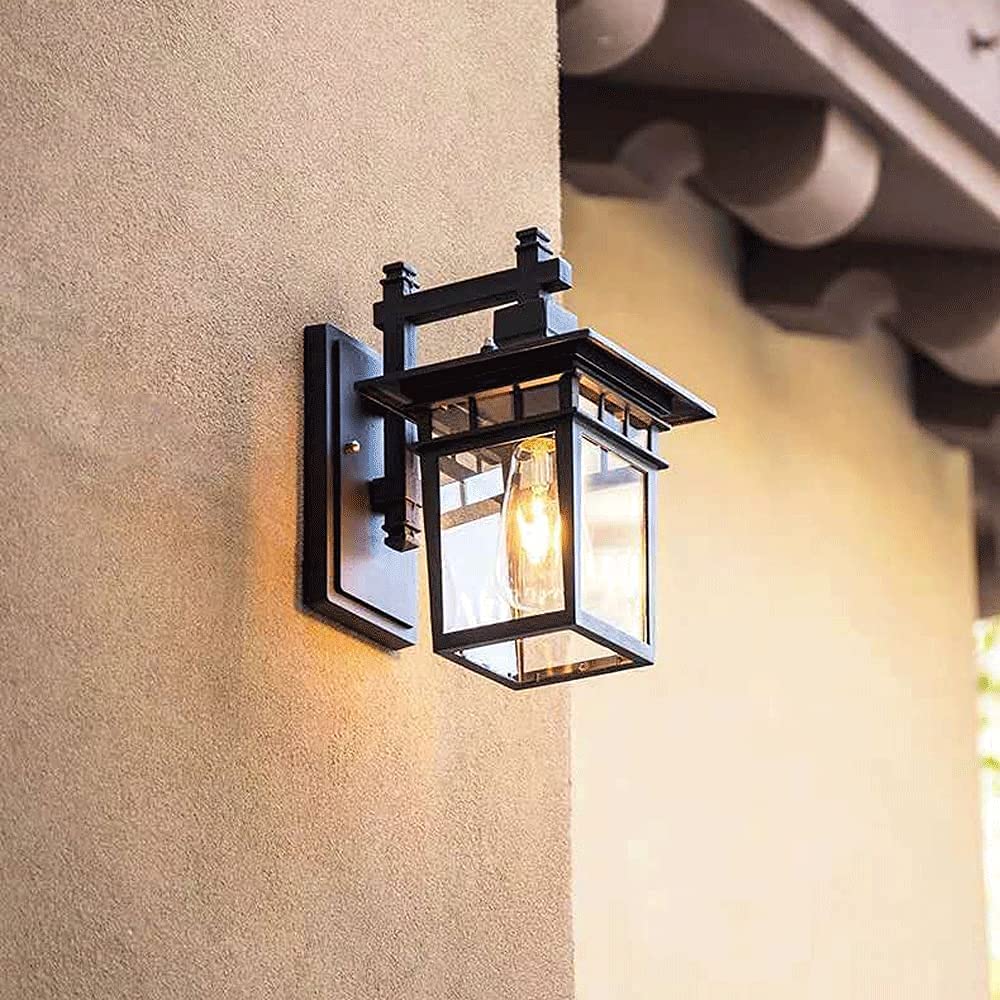 Lámpara de noche elegante minimalista aplique de pared exterior e interior 8
