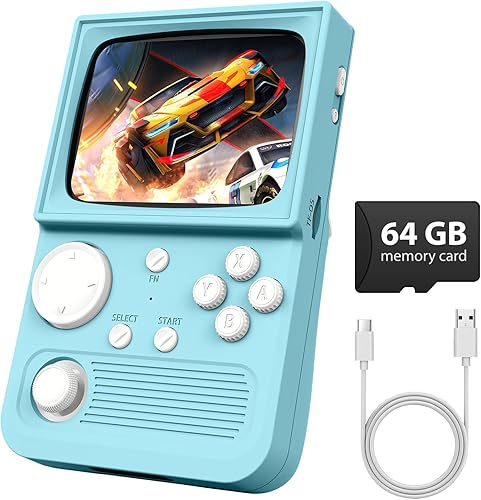 Vista 15 de R36T - Consola de juegos retro, consola de juegos portátil con pantalla IPS HD de 3.5 pulgadas, consolas de videojuegos compatibles con lucha en red