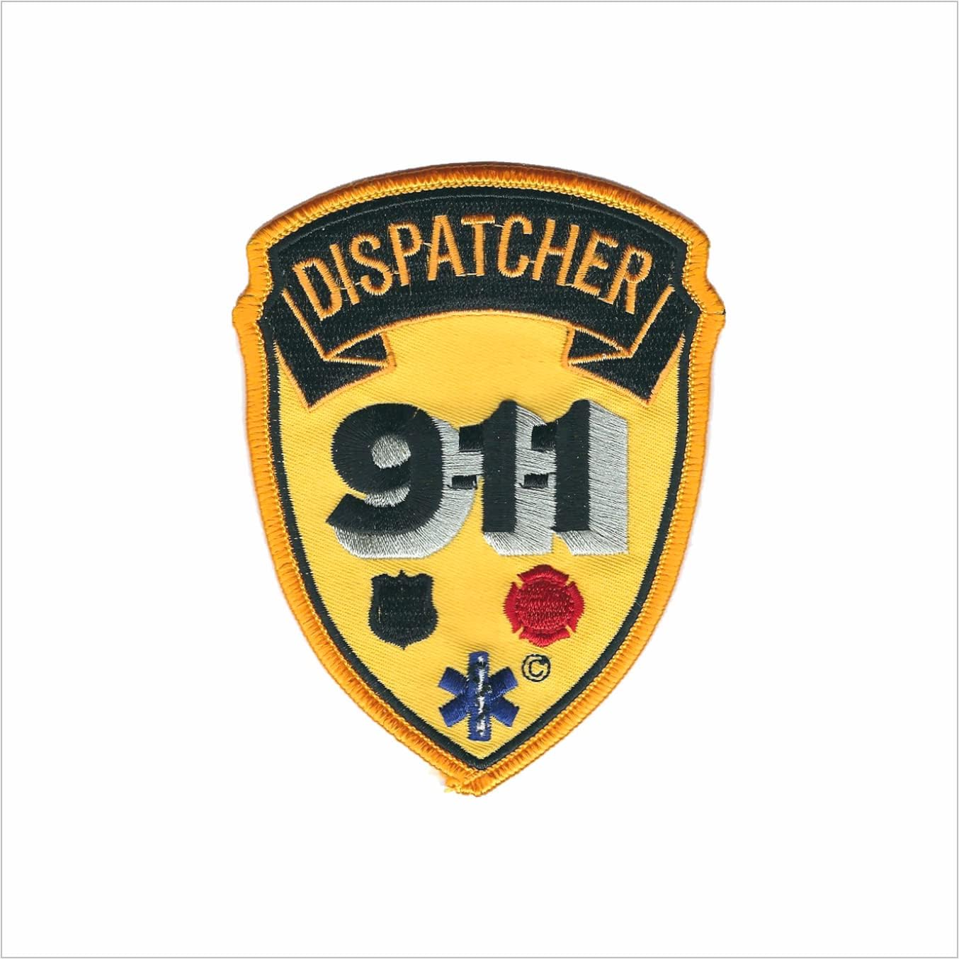 Amazon.com: Dispatcher Embroidered 911 Patch Emergency EMS Fire Police ...