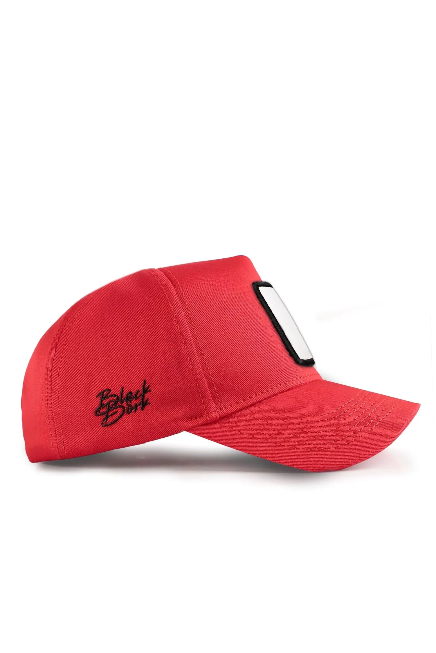 Gorra Roja Béisbol - Gorra con Parche Intercambiable, Unisex, Talla Única