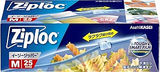 Ziploc ジップロック イージージッパー M 25枚