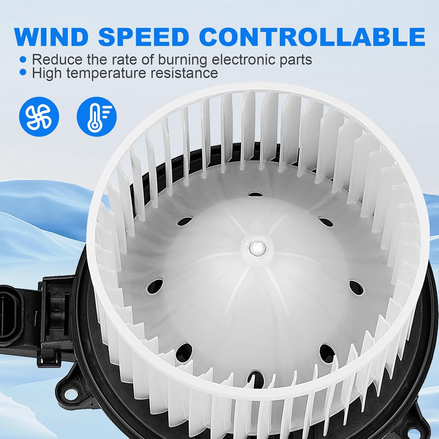 HVAC Heater Blower Motor 700237 Car AC Blower Motor Compatible with Ford 2009-2017 Expedition, 2009-2014 F-150, for Lincoln 2009-2017 Navigator,AL1Z19805A 75873 Replacement Blower Motor